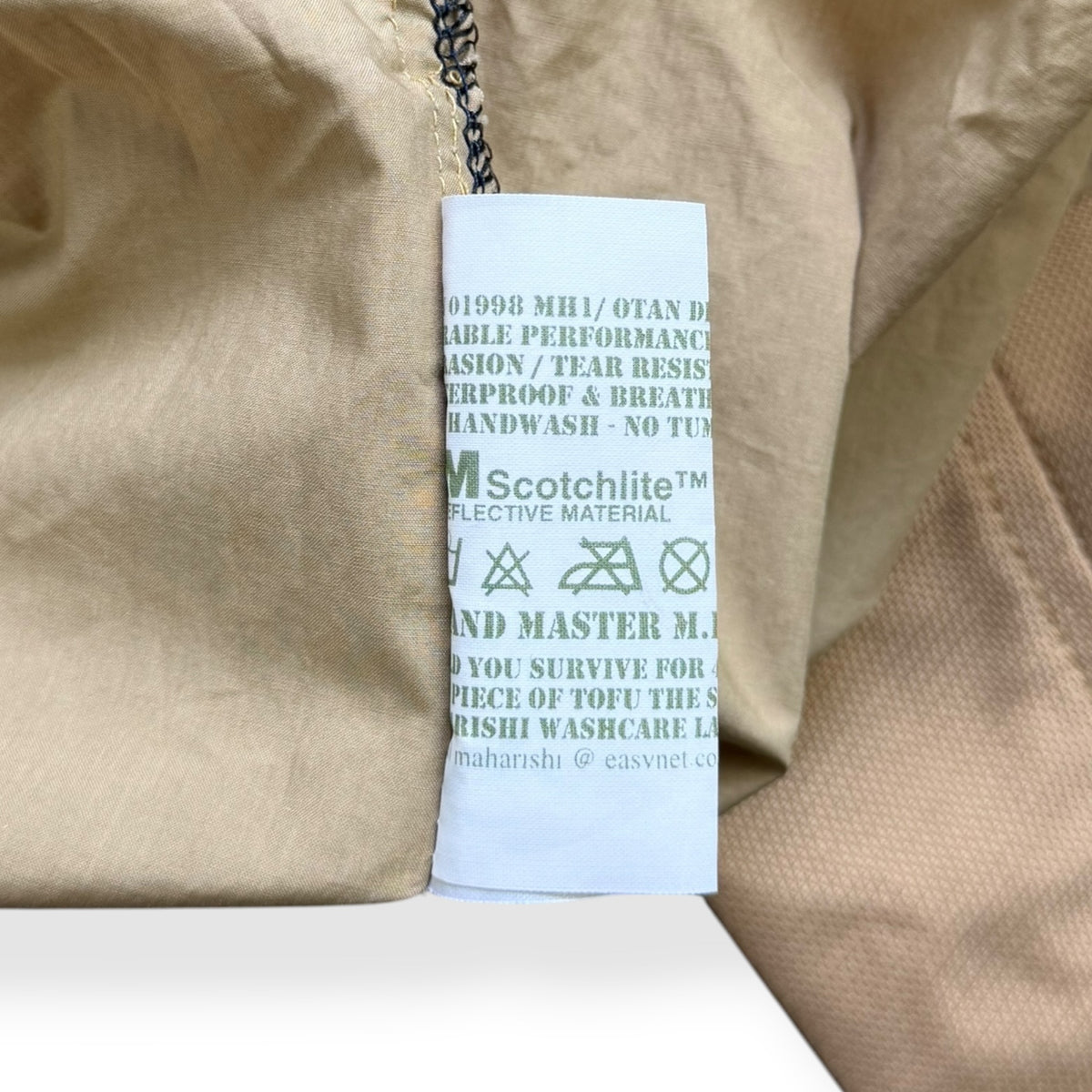 1998 Maharishi Coolmax Face Covering Pullover (L)