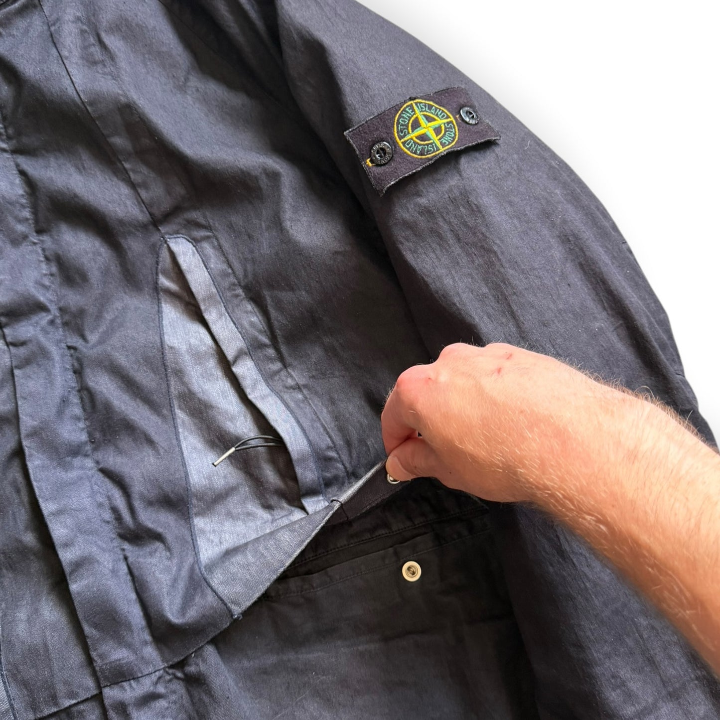 AW2004 Stone Island Lino Flax Dutch Rope Jacket (XL)