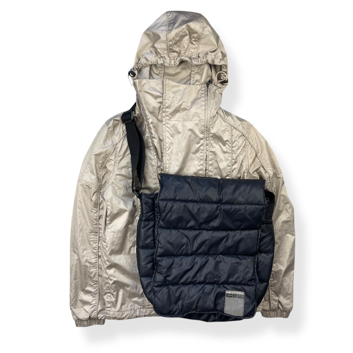 2000's Diesel Padded Messenger Bag