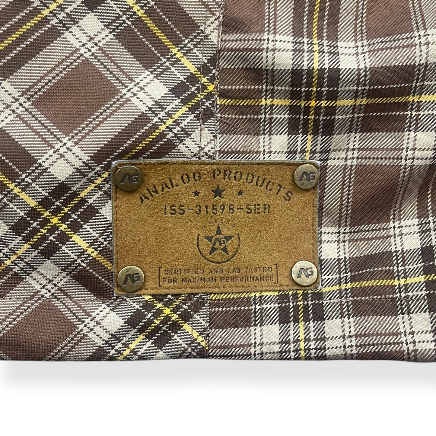 2000's Analog Plaid Trapper Hood Jacket (L)