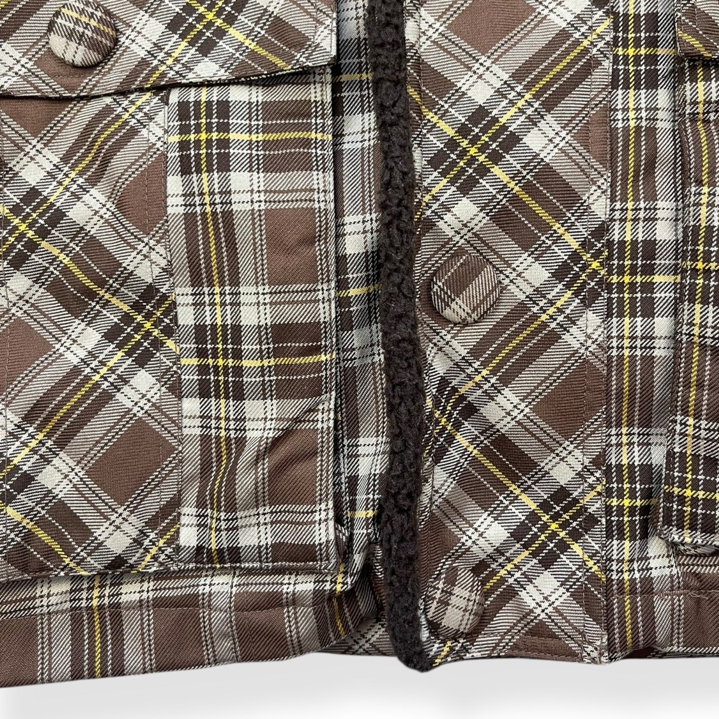 2000's Analog Plaid Trapper Hood Jacket (L)