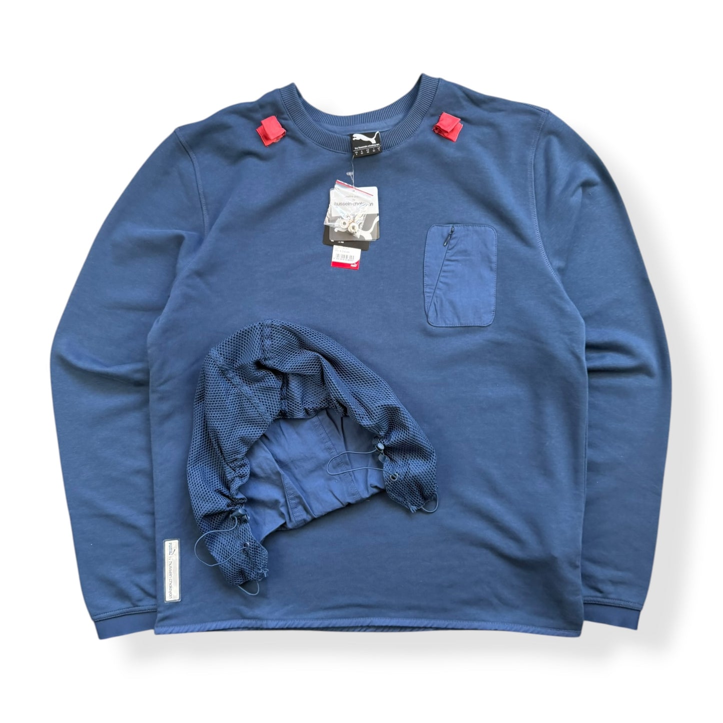 2000's Puma by Hussein Chalayan Detachable Hood Sweatshirt (L)