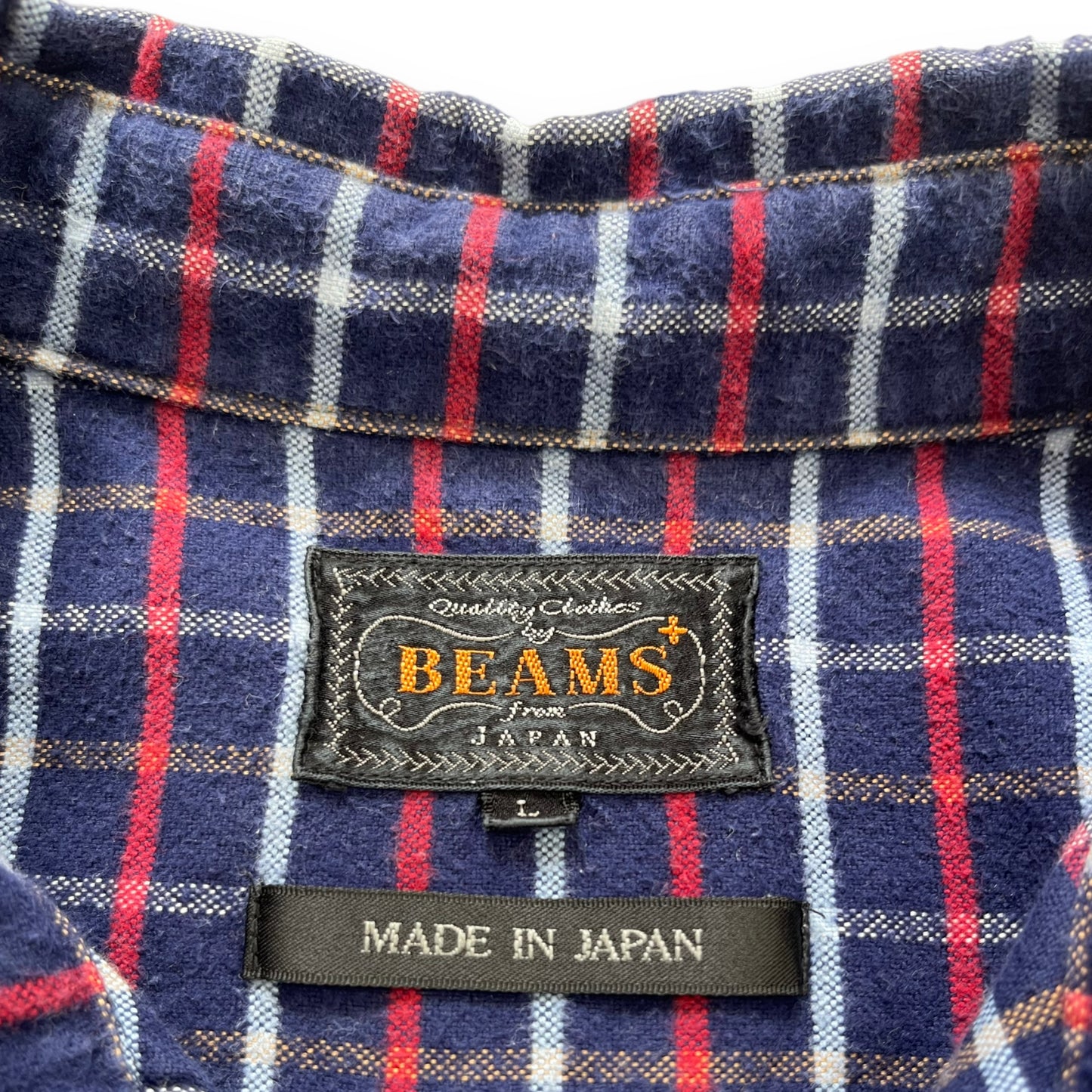 Beams Plus Long Sleeve Plaid Shirt