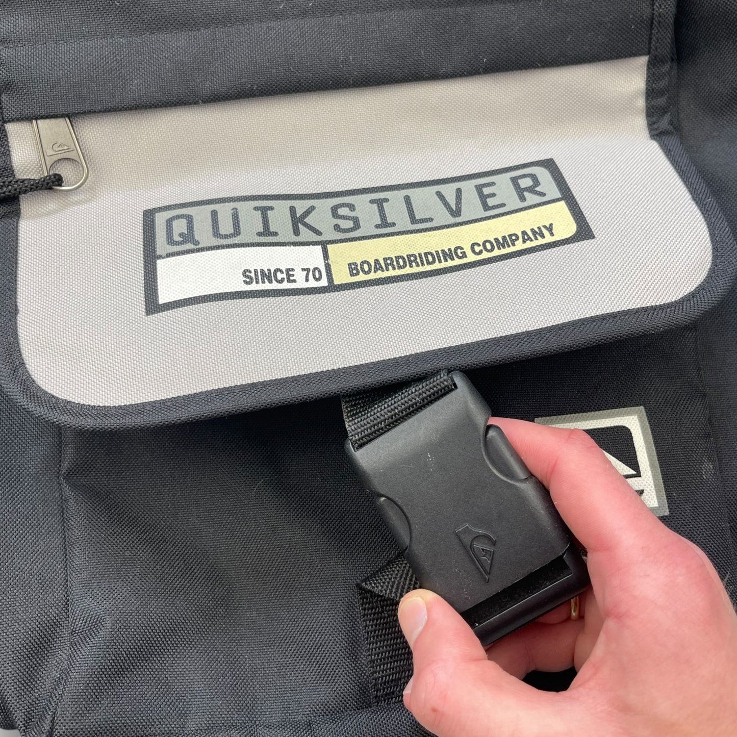 Quiksilver Square Sling Bag Black/Grey