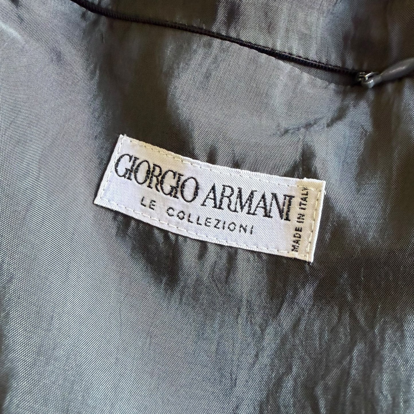 1990's Giorgio Armani Buttoned Trench Coat (L)