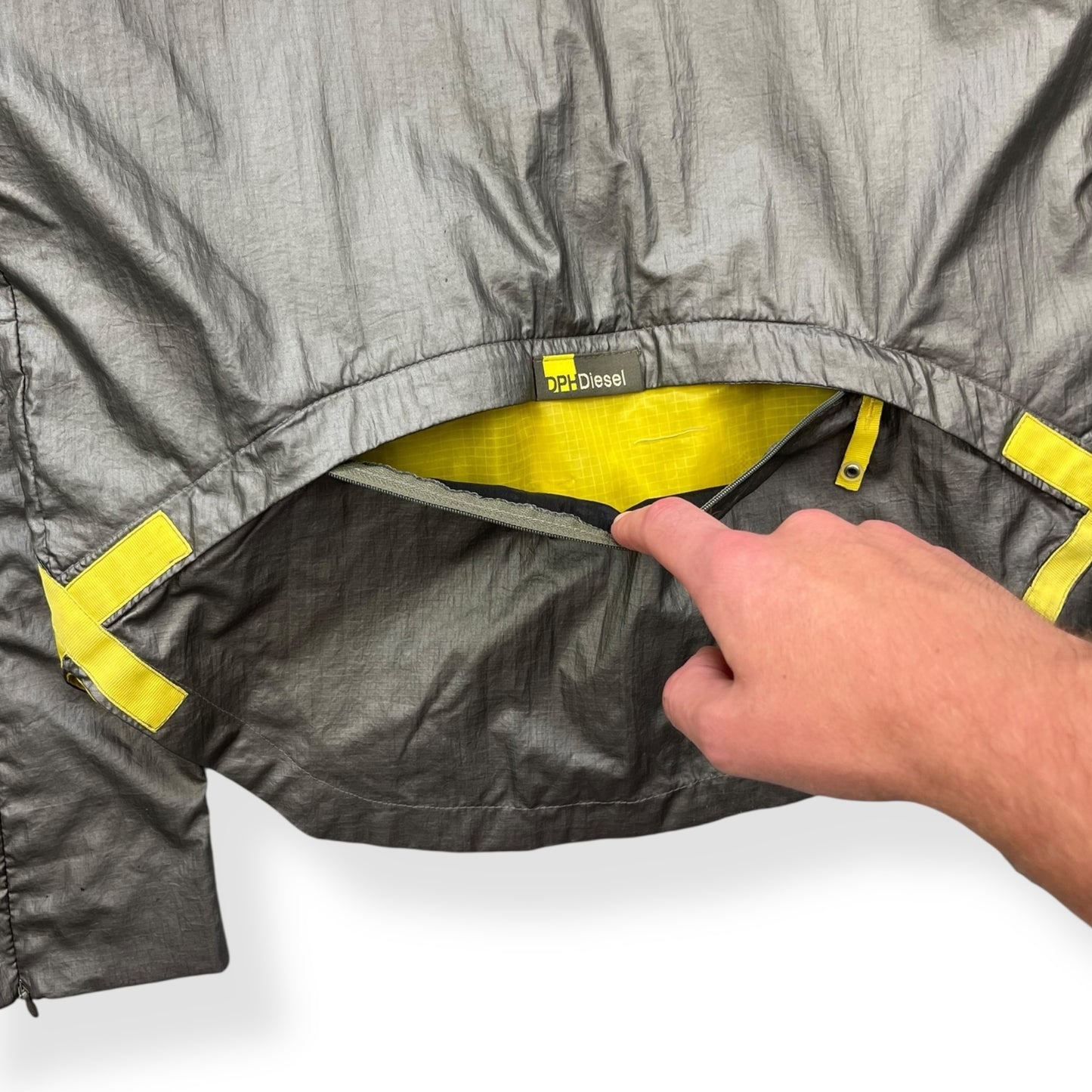 2000's Diesel Parachutech Metallic Nylon Jacket (S)