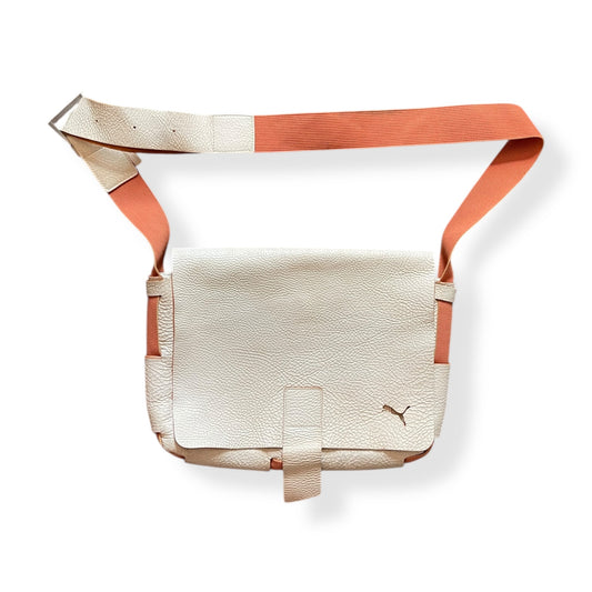 2000's Puma 96 Hours Leather Messenger Bag