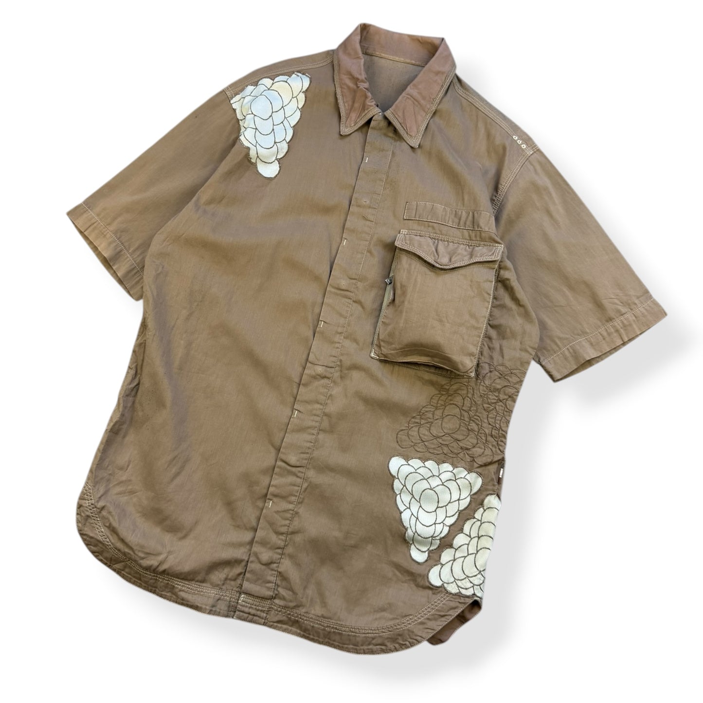 2000's Maharishi Geometric Pattern Shirt (S)