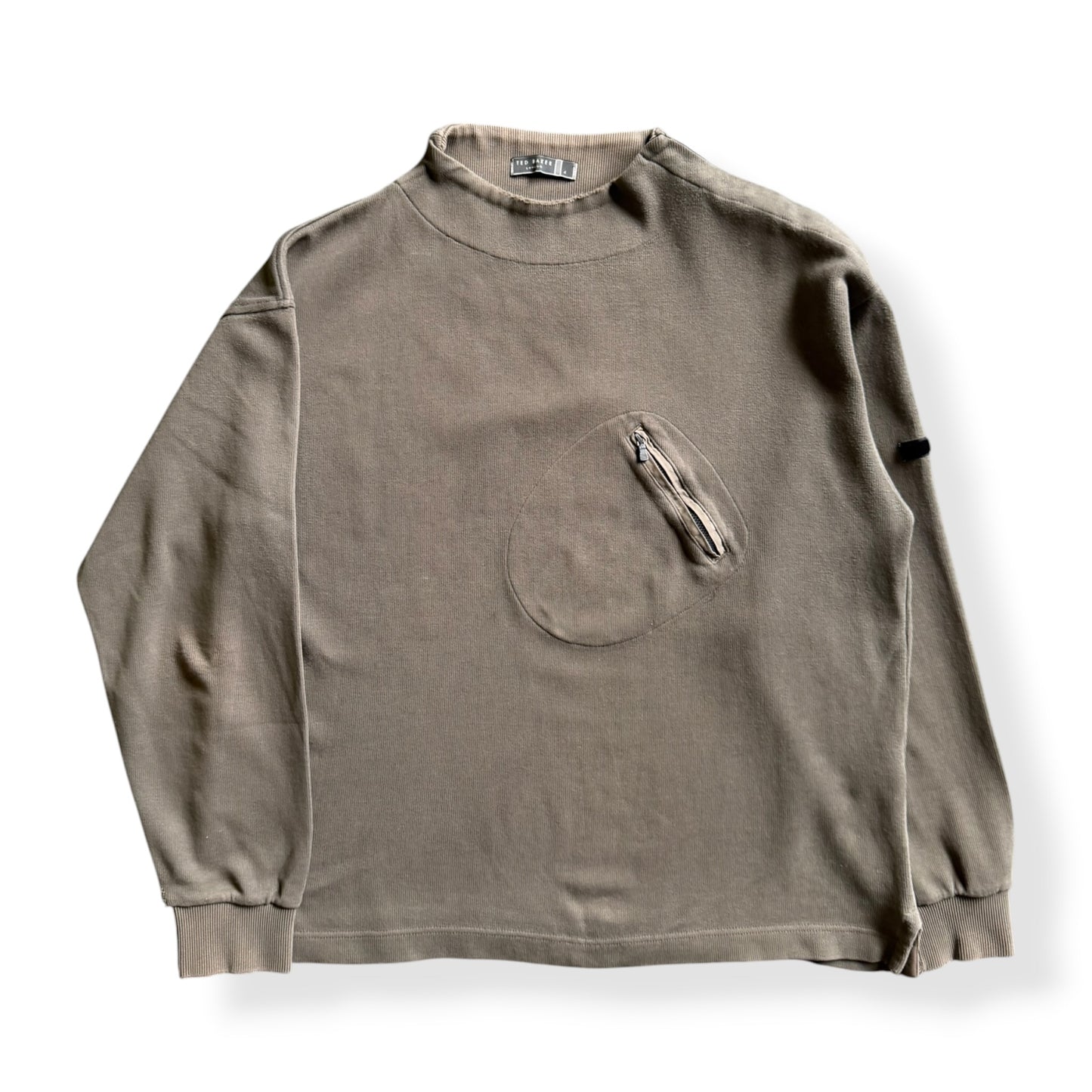 2000's Ted Baker Asymmetric Stash Pocket Sweatshirt (L)