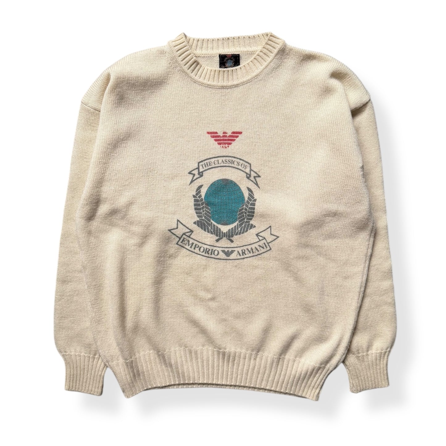 1980's Emporio Armani Knitted Jumper (M)