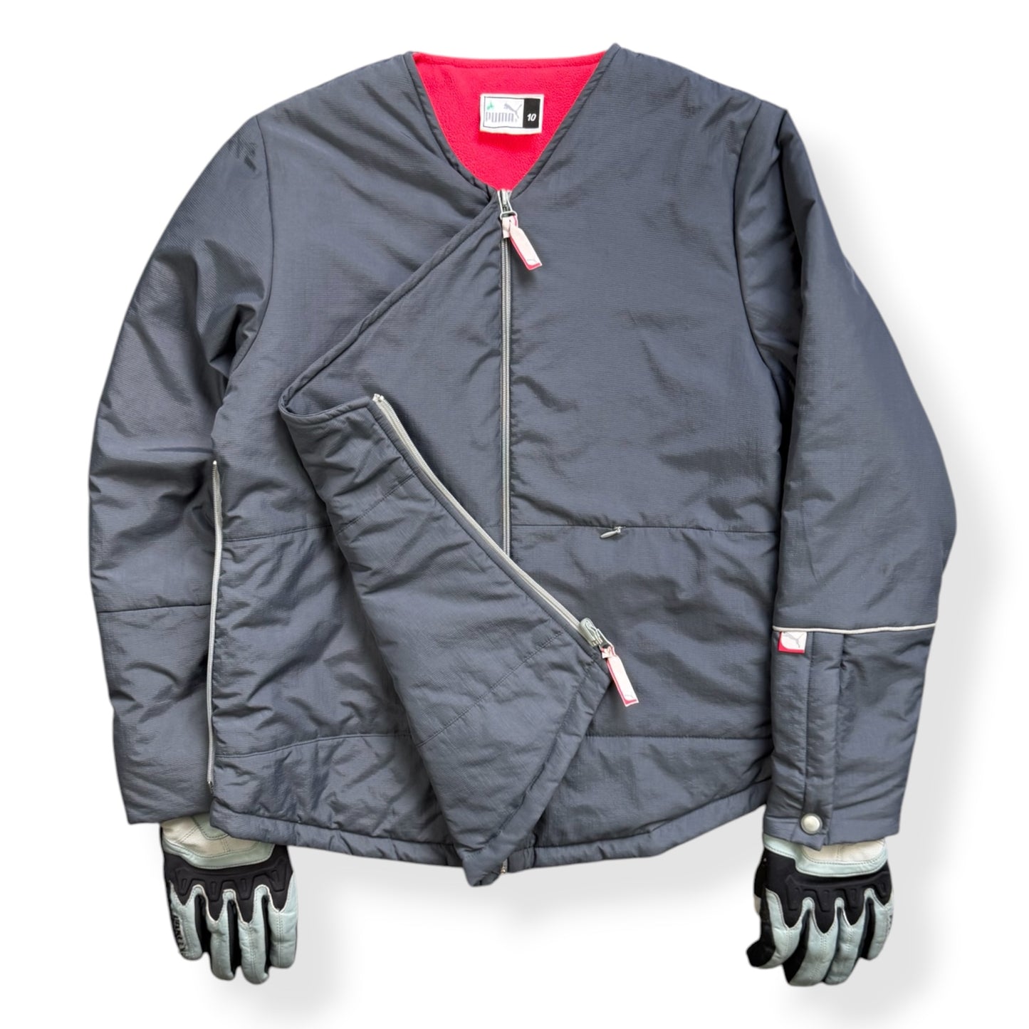 2000's Puma Asymmetric 2-way Flap Jacket ‘Sample’ (S)