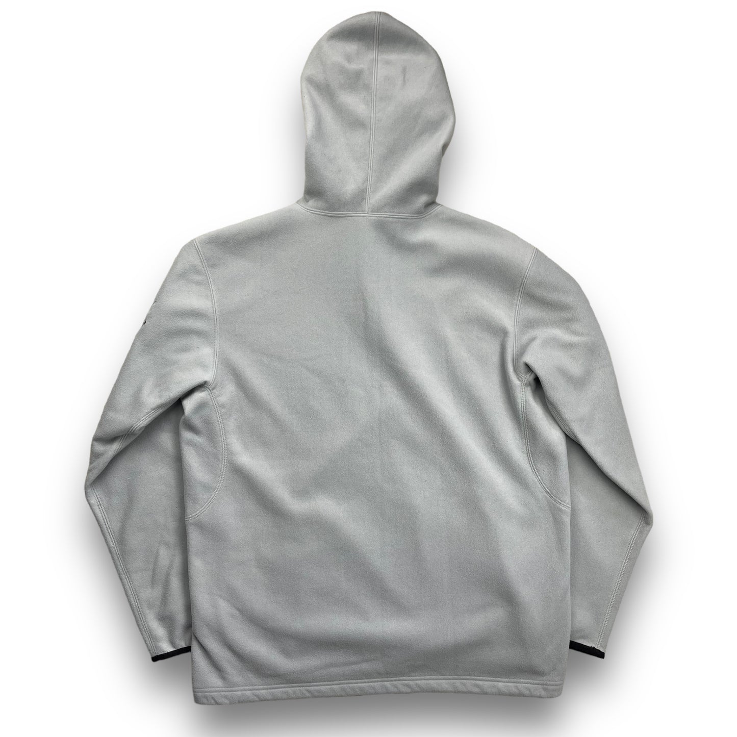 Quiksilver Shoulder Zip Fleece Hoodie Grey (M)