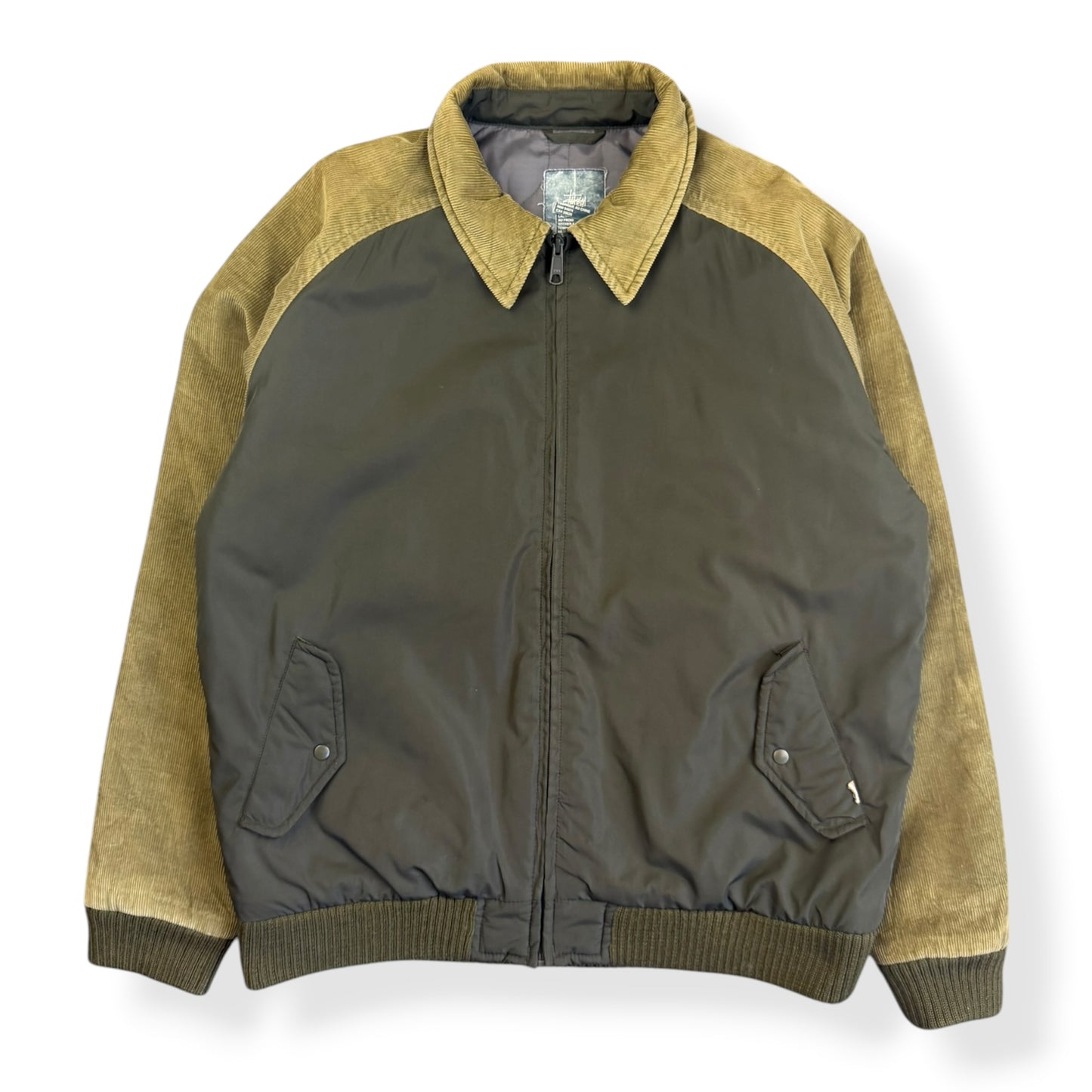 2000's Stussy Corduroy/Nylon Panelled Jacket (M)