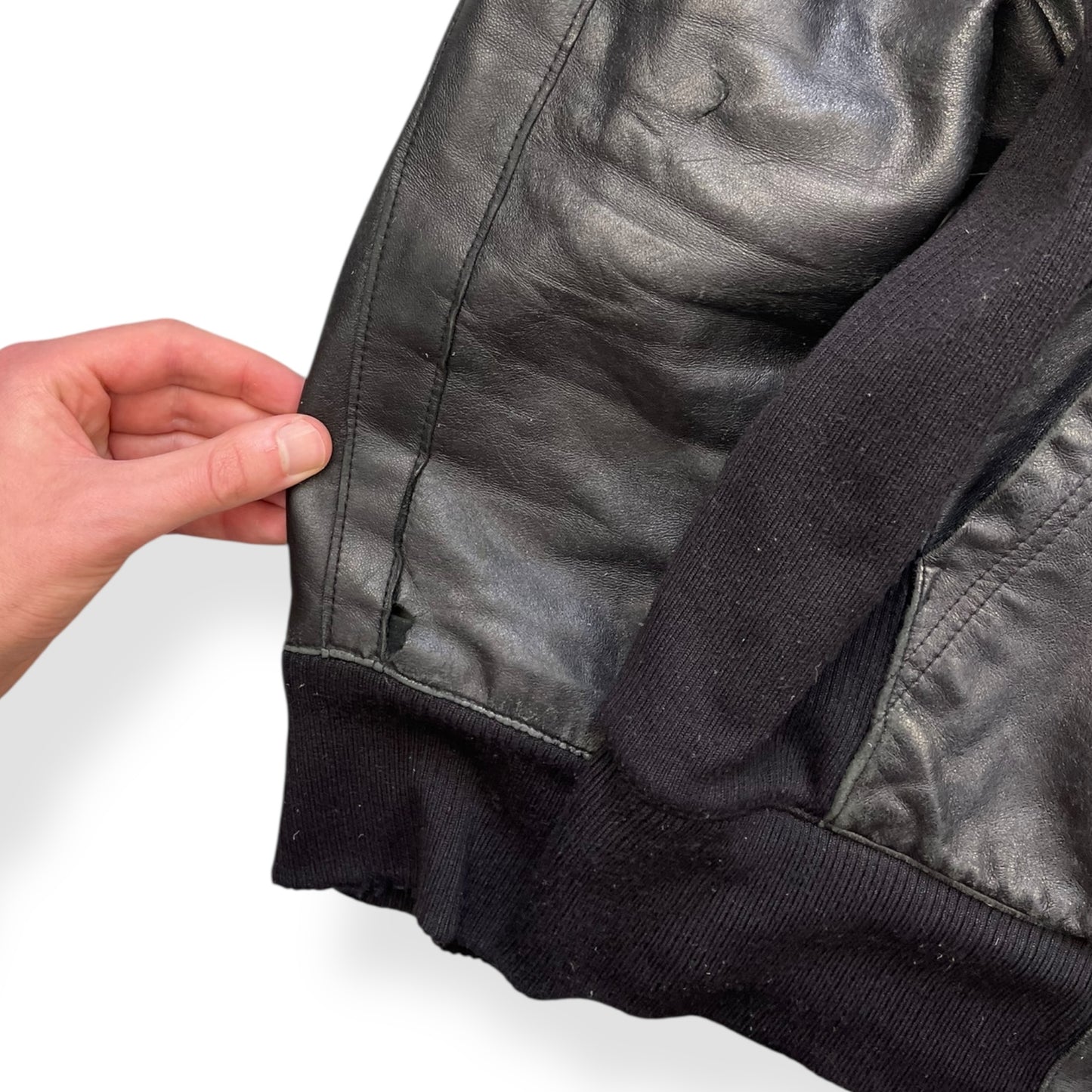 2000's Puma Limited Edition Hooded Lambskin Jacket (L)
