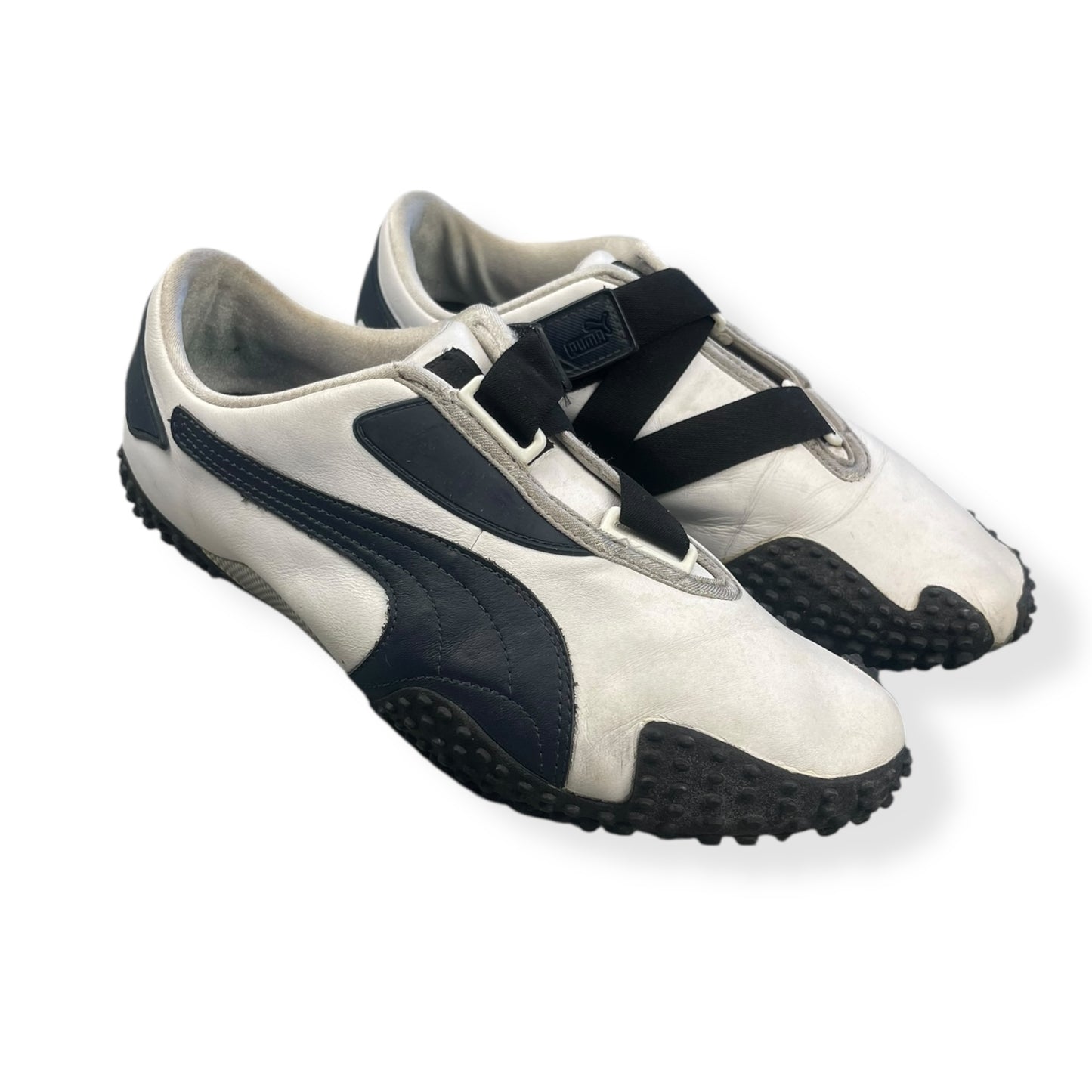 2000's Puma Mostro Leather White/Navy (UK8)