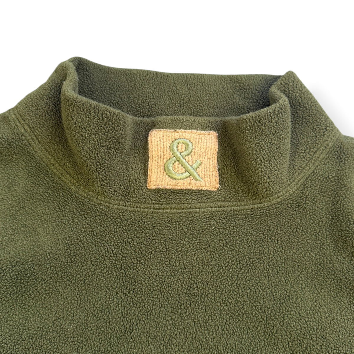 2000's Dolce & Gabbana Mock Neck Fleece Sweatshirt (L)