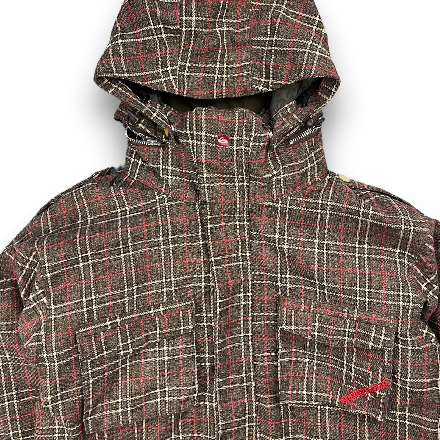 Quiksilver Utility 'Manille' Plaid Jacket (L)