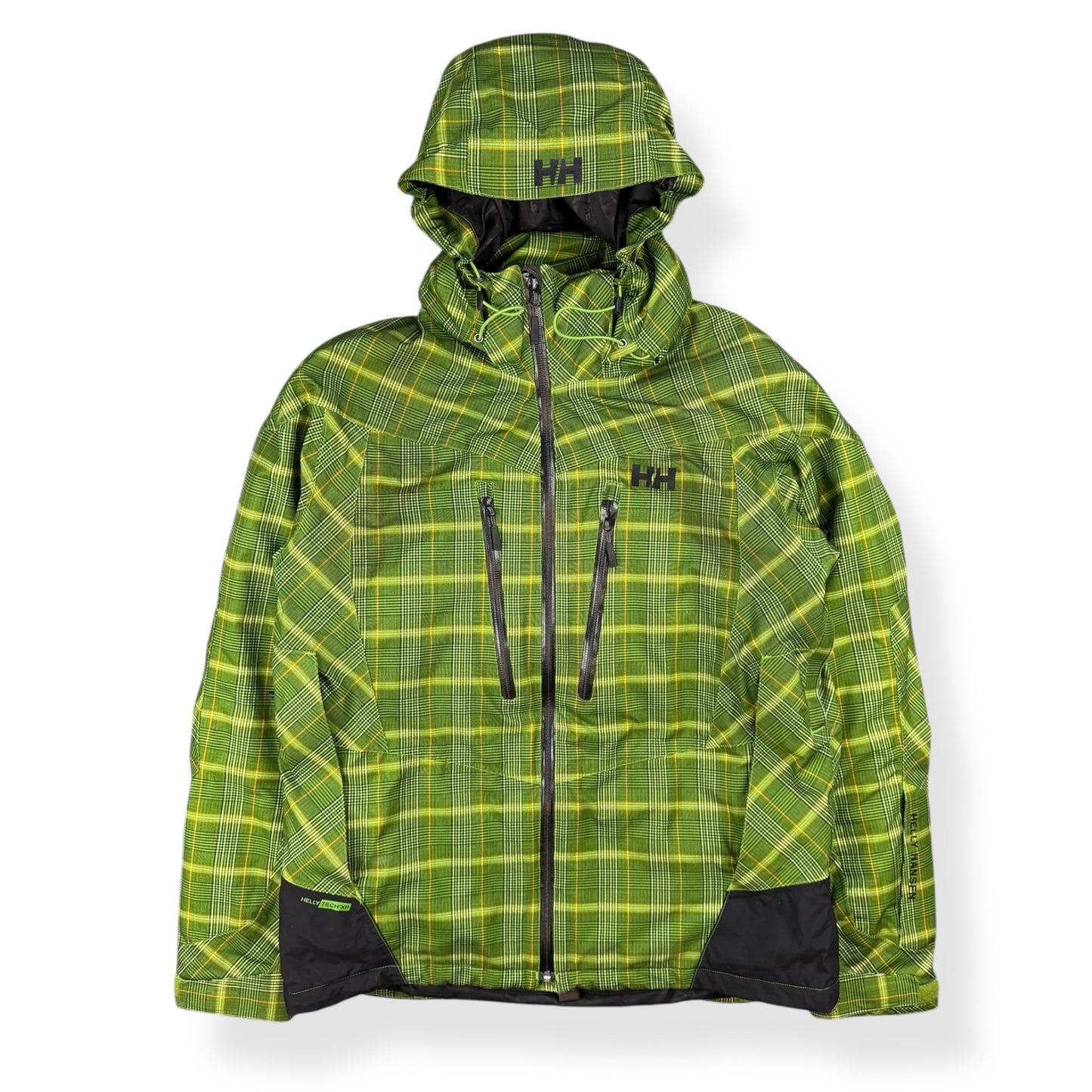 2000's Helly Hansen Plaid Asymmetric Zip Jacket (L)