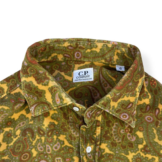 1980's CP Company Corduroy Paisley Shirt (XL)