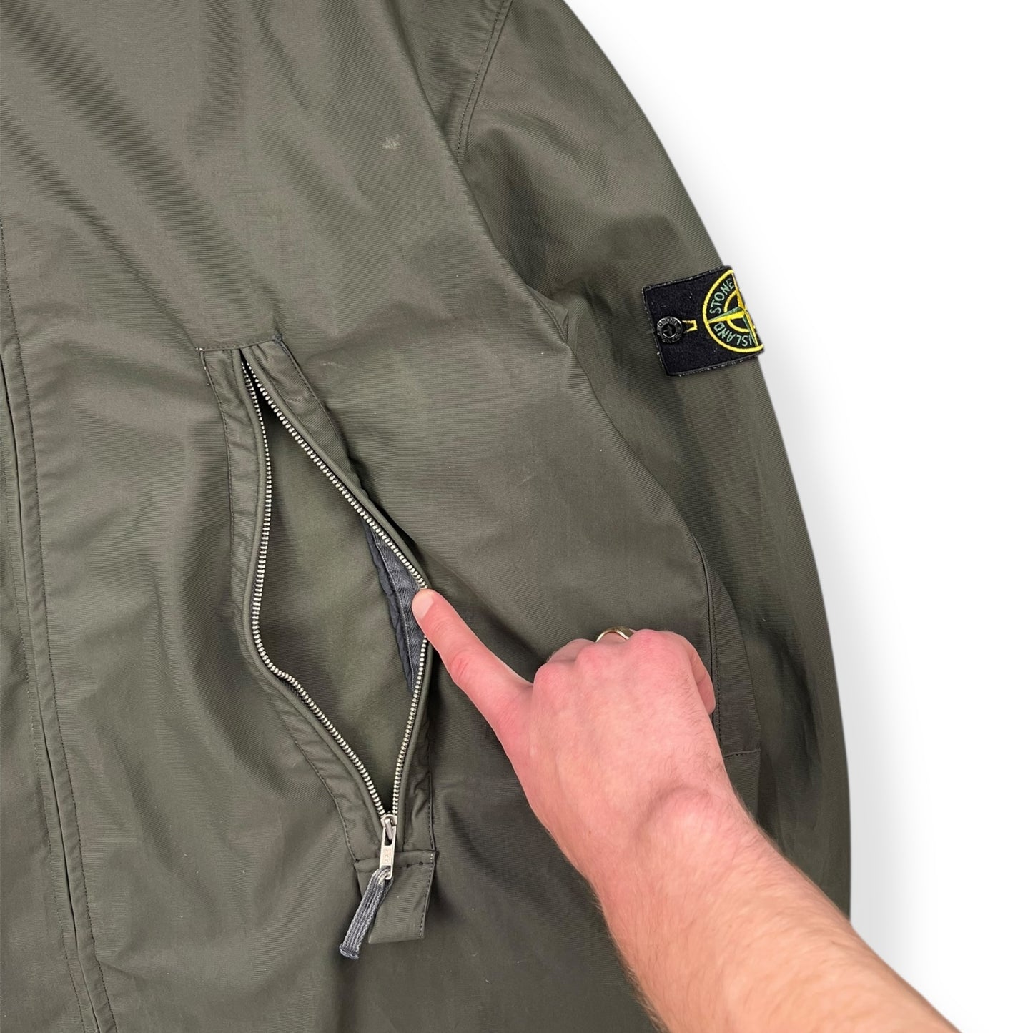 SS2000 Stone Island Nylam Dual Zip Jacket (XL)