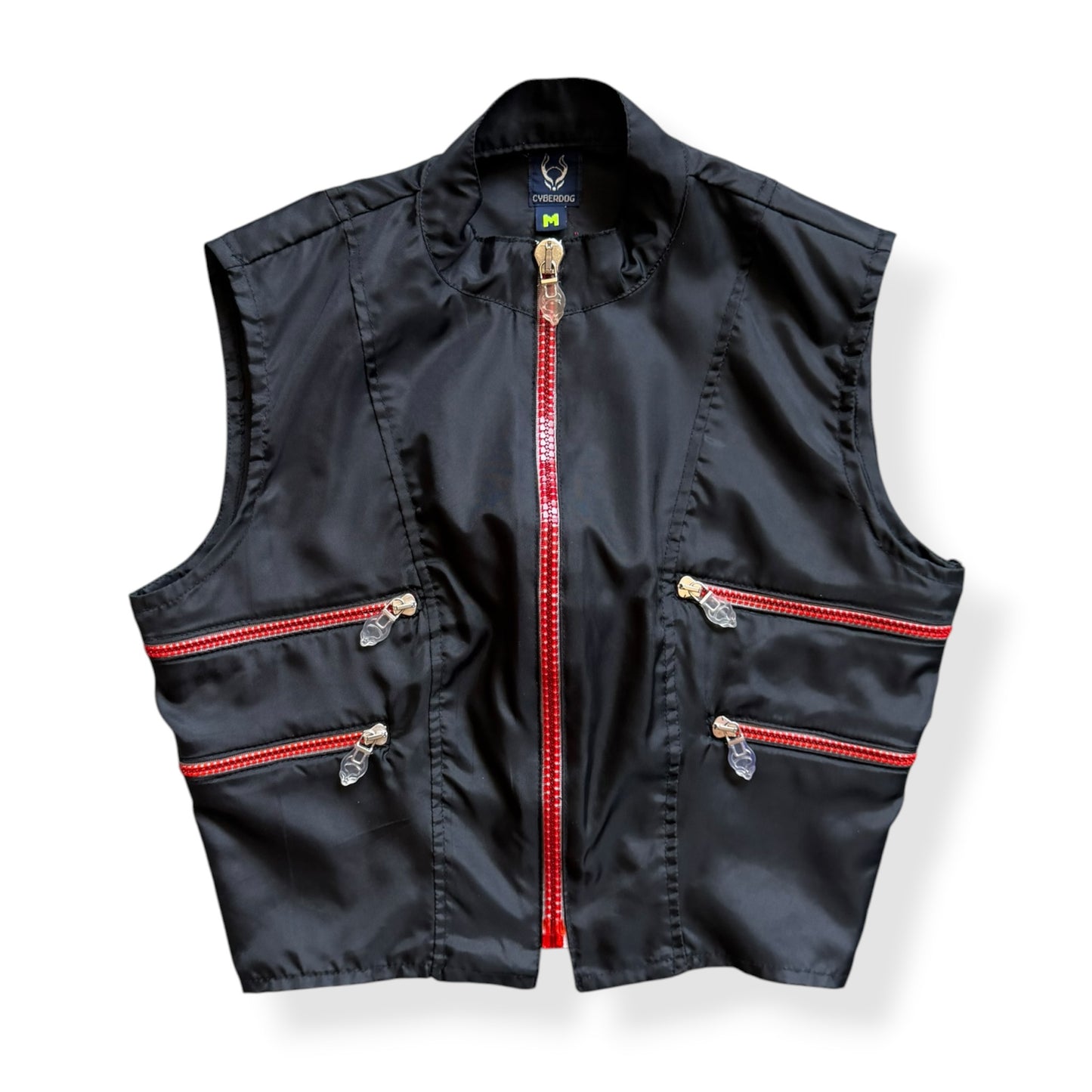 1990's Cyberdog Multizip Utility Vest (M)