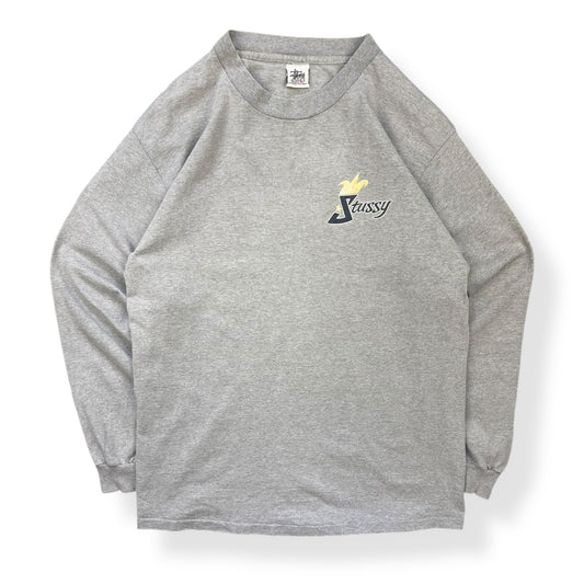 1993/96 Stussy Crown Logo Long Sleeve (L)