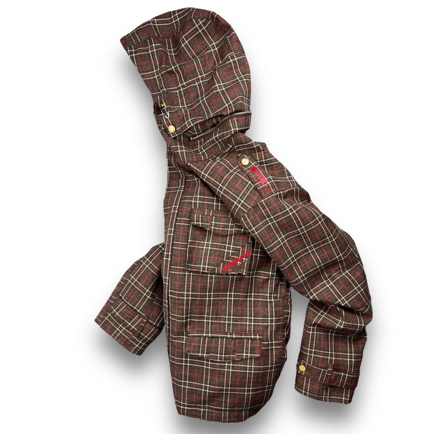 Quiksilver Utility 'Manille' Plaid Jacket (L)