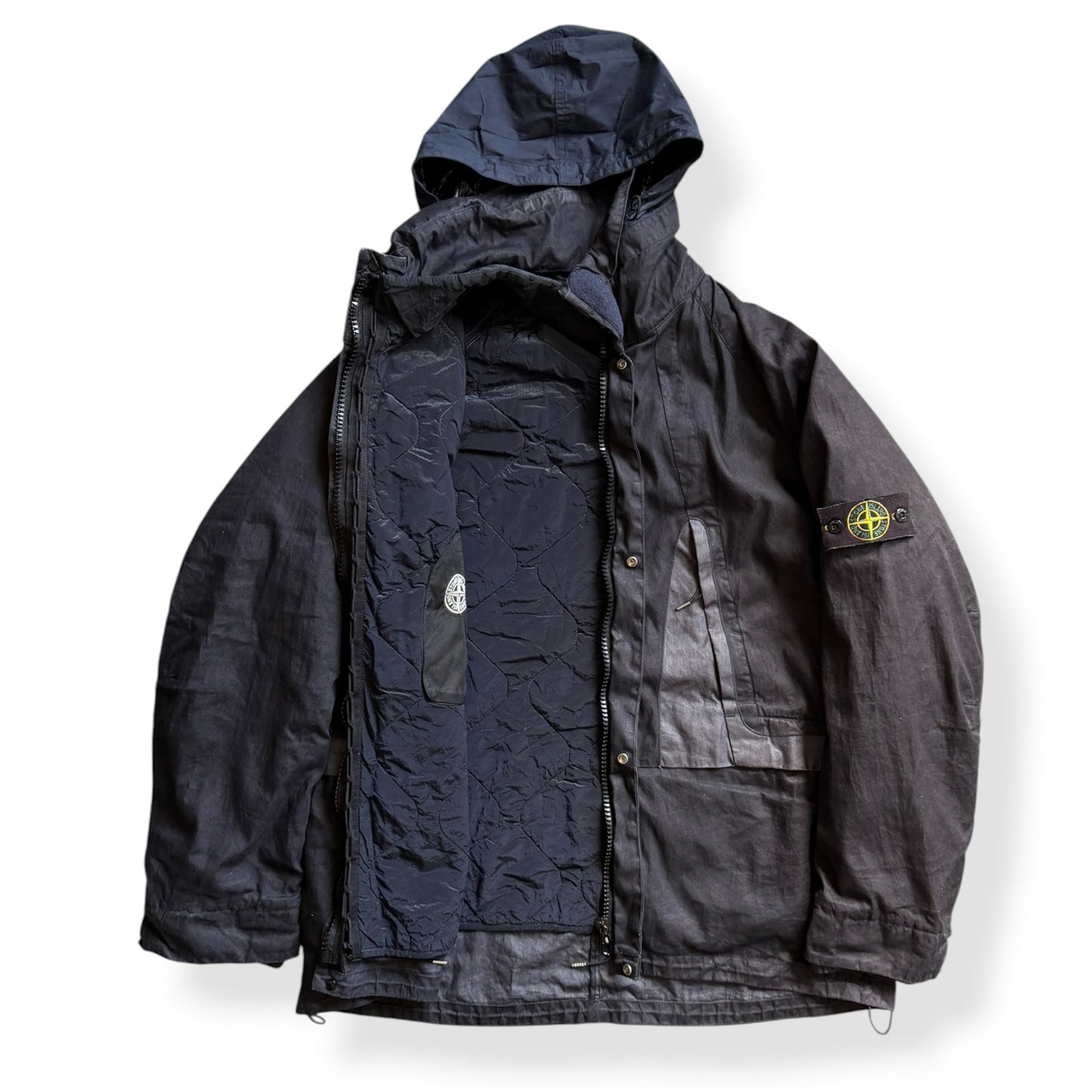 AW2004 Stone Island Lino Flax Dutch Rope Jacket (XL)