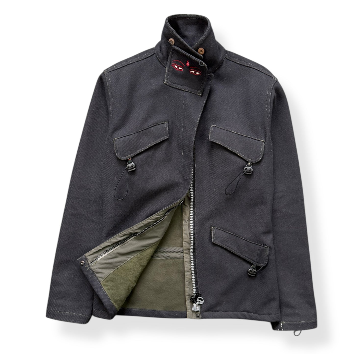 AW99/00 Maharishi Shower Repellent Asymmetric Jacket (S)