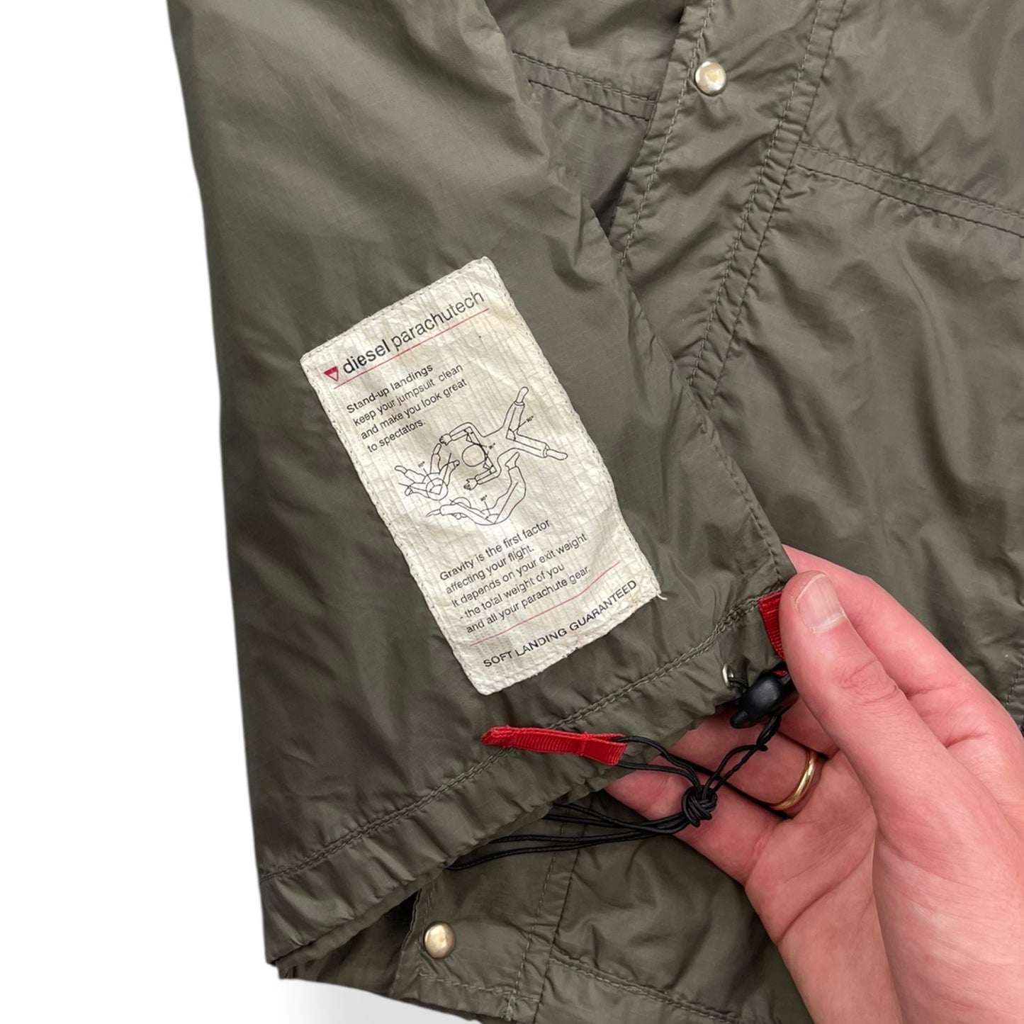 2000's Diesel Parachutech Hooded Gilet (S)