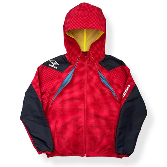 2000's Umbro Gingham Panelled Ventilated Jacket (M)