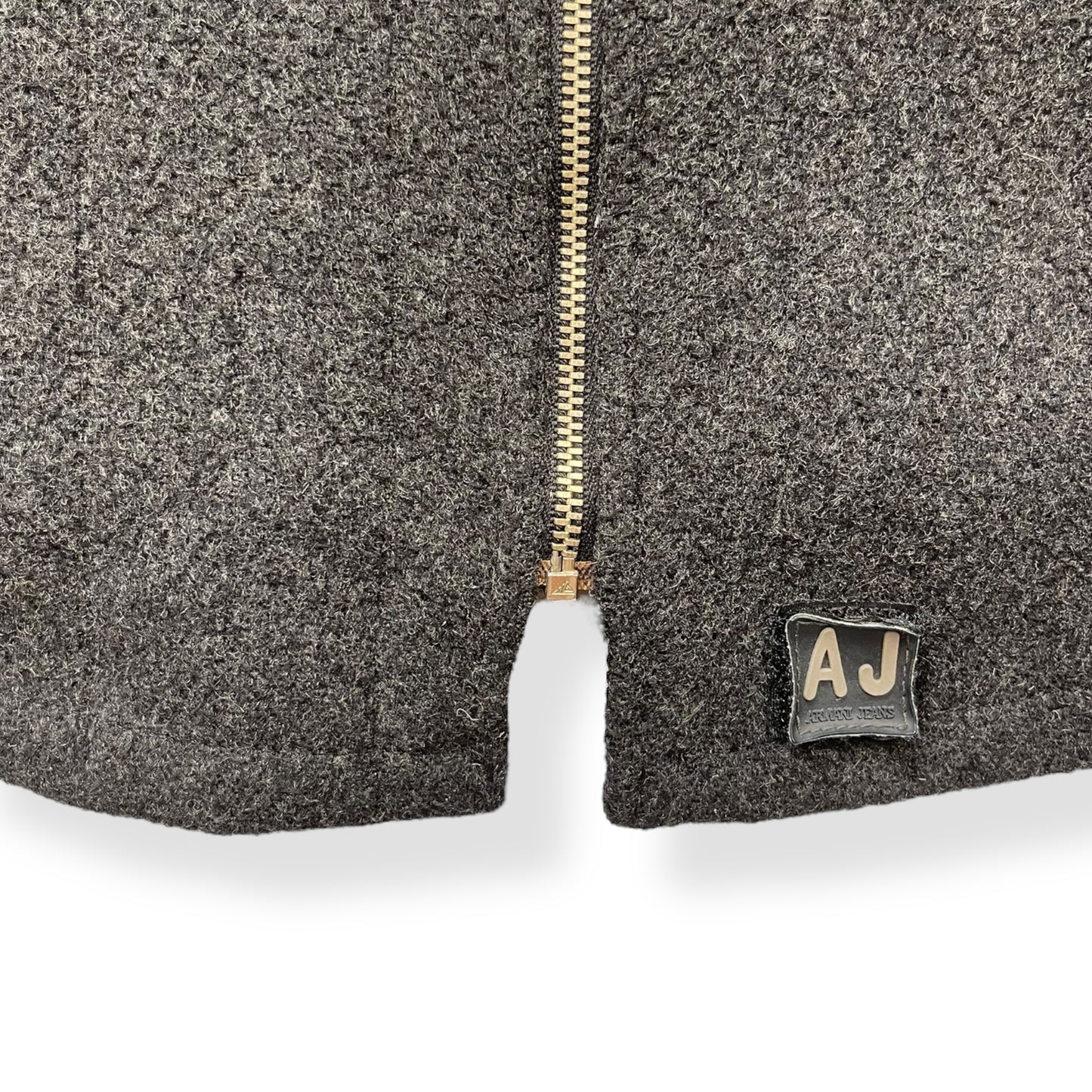 1990's Armani Wool Zipped Jacket (L)