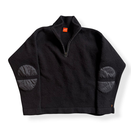 2000's Hugo Boss 'Orange' Padded Elbow 1/4 Zip (S)