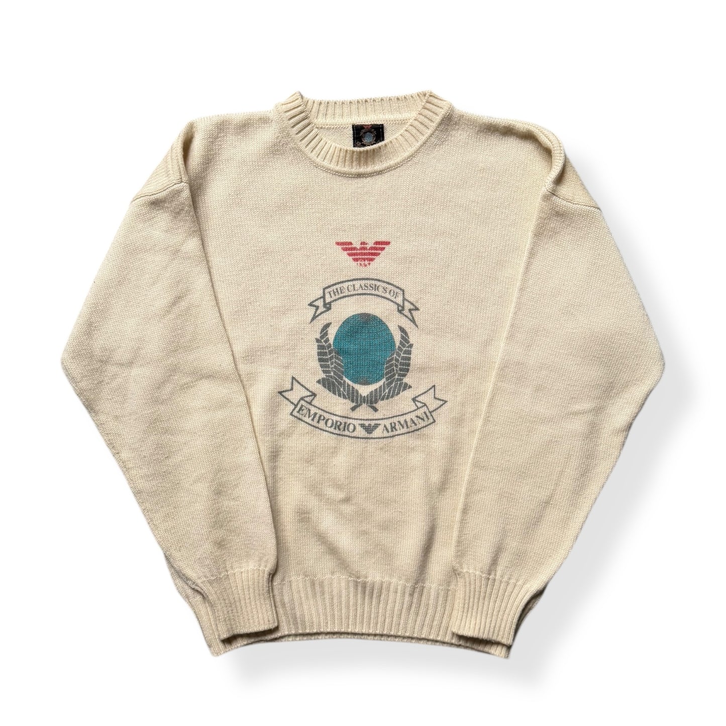 1980's Emporio Armani Knitted Jumper (M)