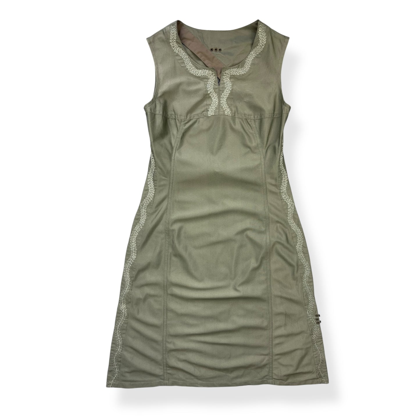 2000's Maharishi Coolmax Embroidered Backless Dress (8)