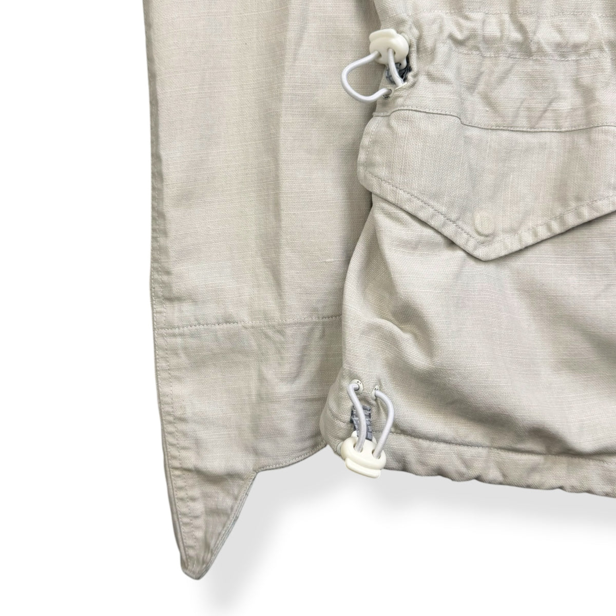 2000's Maharishi Waxed Linen Embroidered Jacket (L)