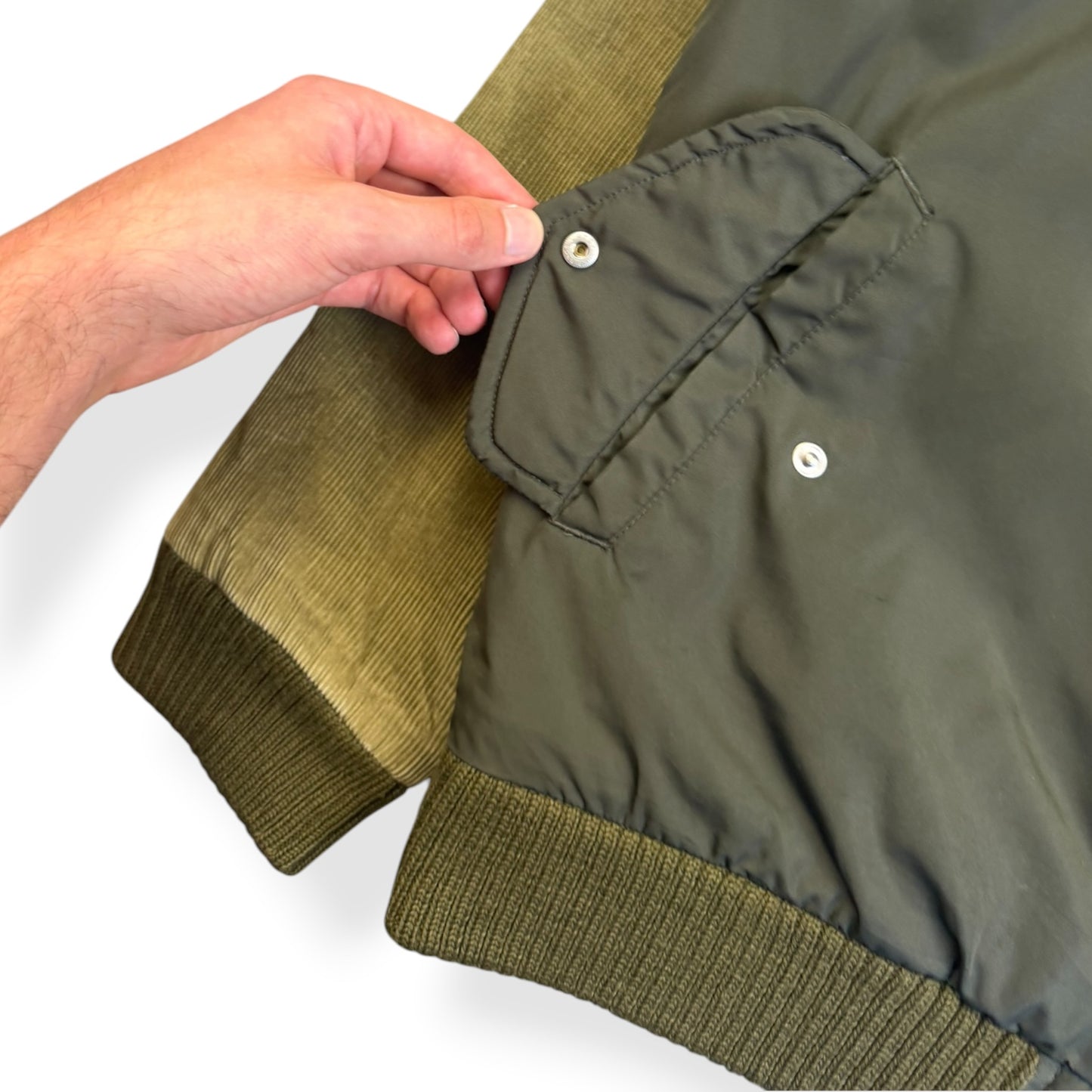 2000's Stussy Corduroy/Nylon Panelled Jacket (M)