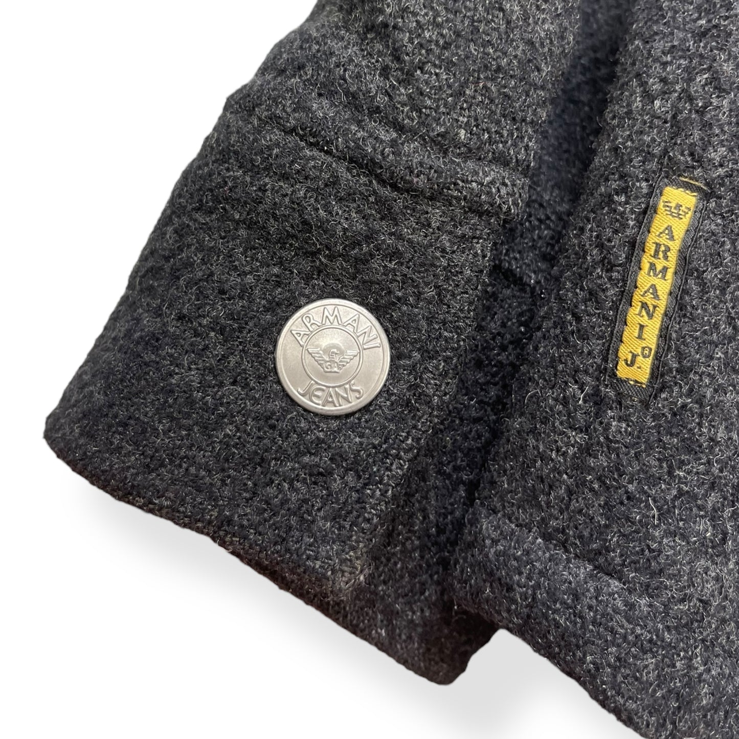 1990's Armani Wool Zipped Jacket (L)