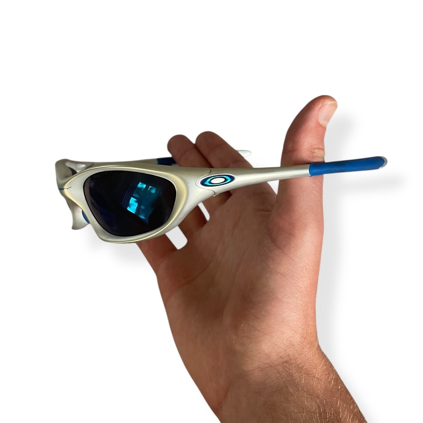 Oakley XX Twenty FMJ Silver/Ice Iridium Sunglasses