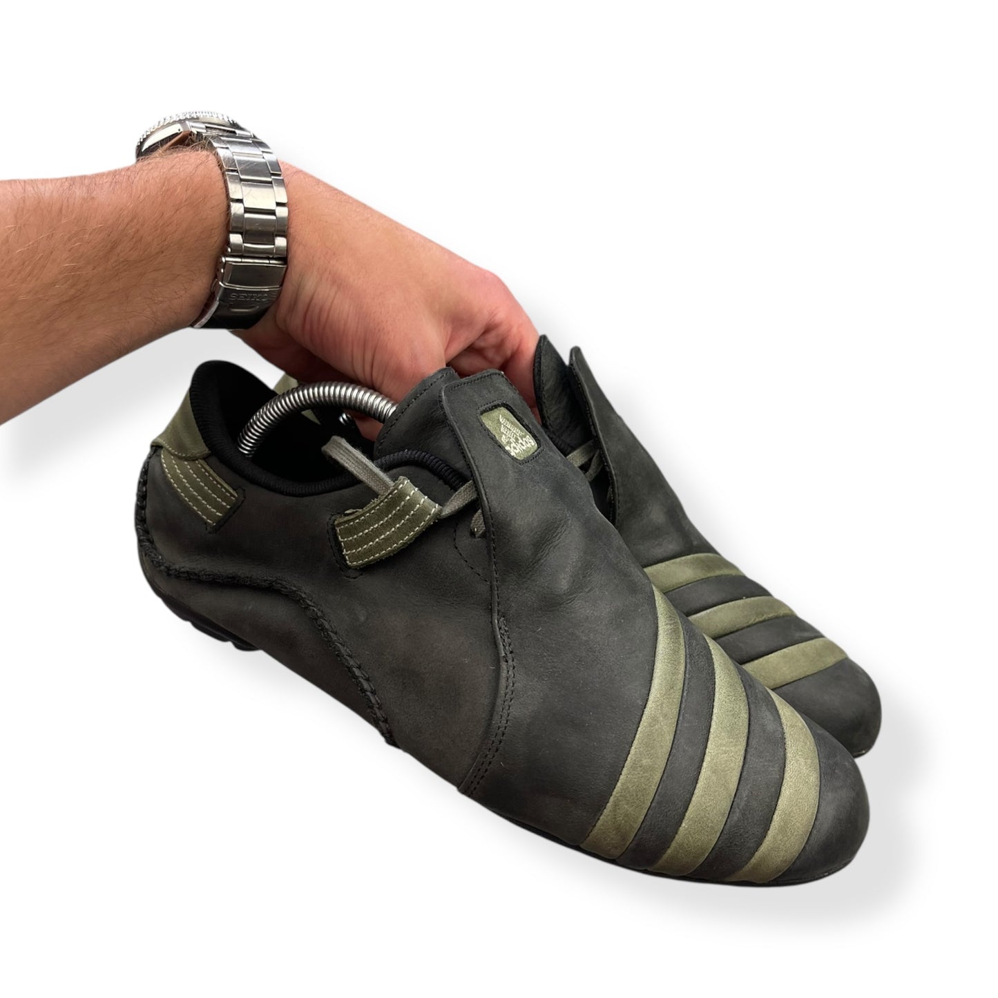 2007 Adidas Mactelo Leather Grey/Khaki (UK9)
