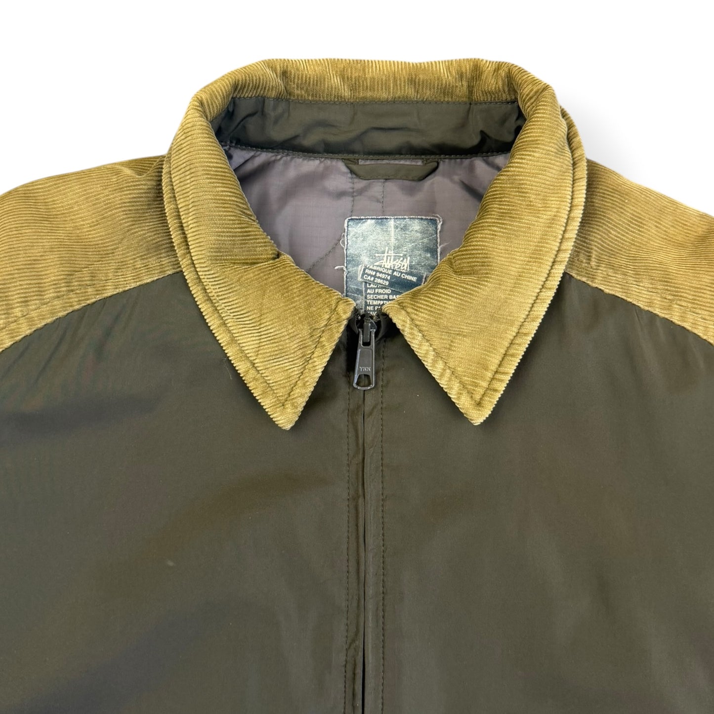 2000's Stussy Corduroy/Nylon Panelled Jacket (M)