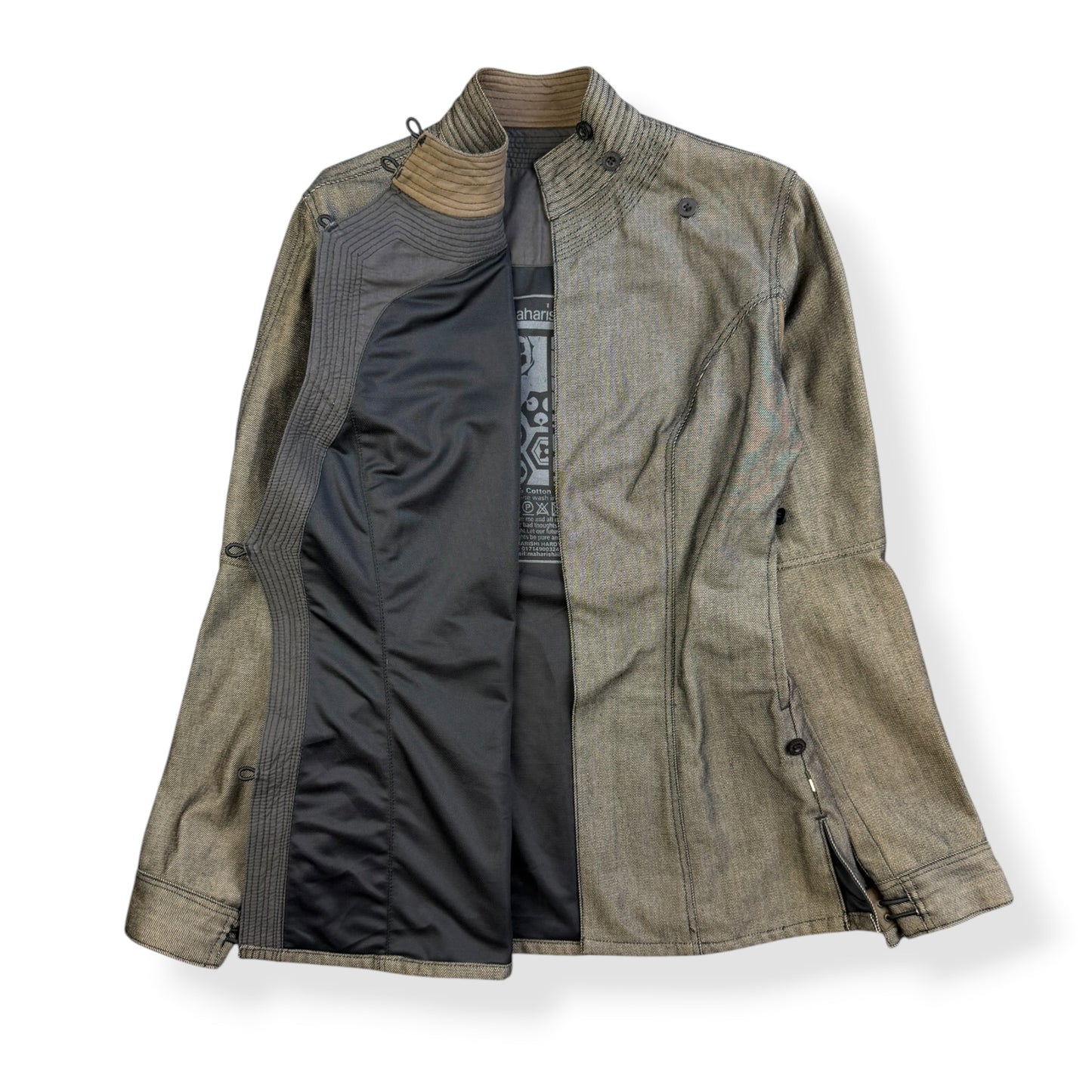 AW99/00 Maharishi Asymmetric Kimono Jacket (S)