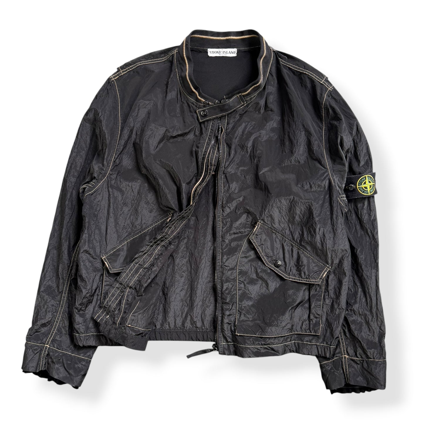 SS2005 Stone Island Nylon Metal Shimmer Jacket (XXL)