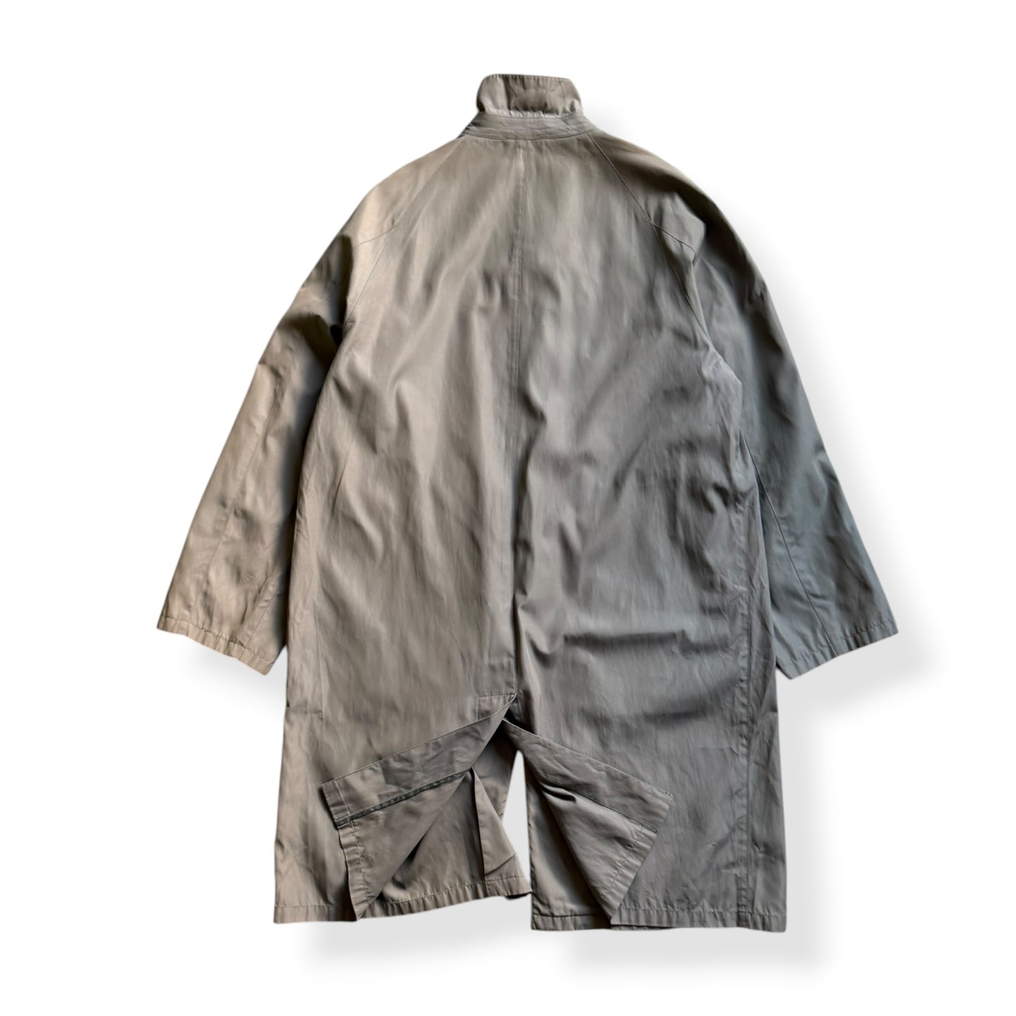 1990's Giorgio Armani Buttoned Trench Coat (L)