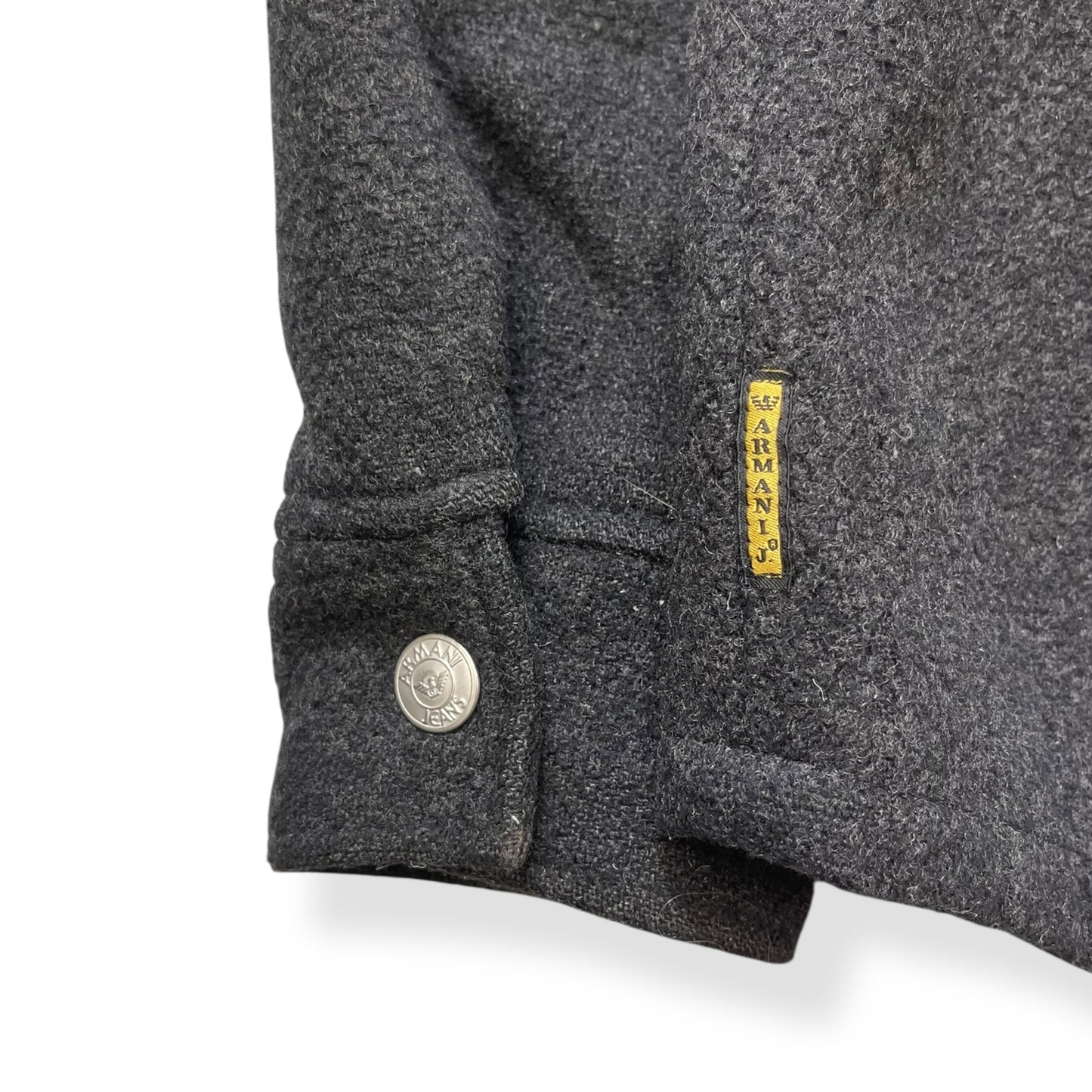 1990's Armani Wool Zipped Jacket (L)