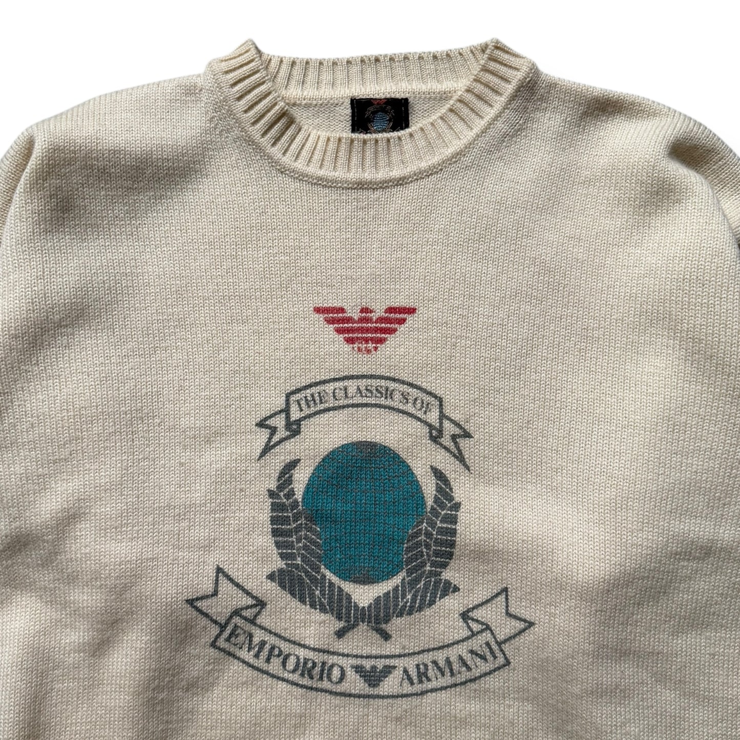 1980's Emporio Armani Knitted Jumper (M)