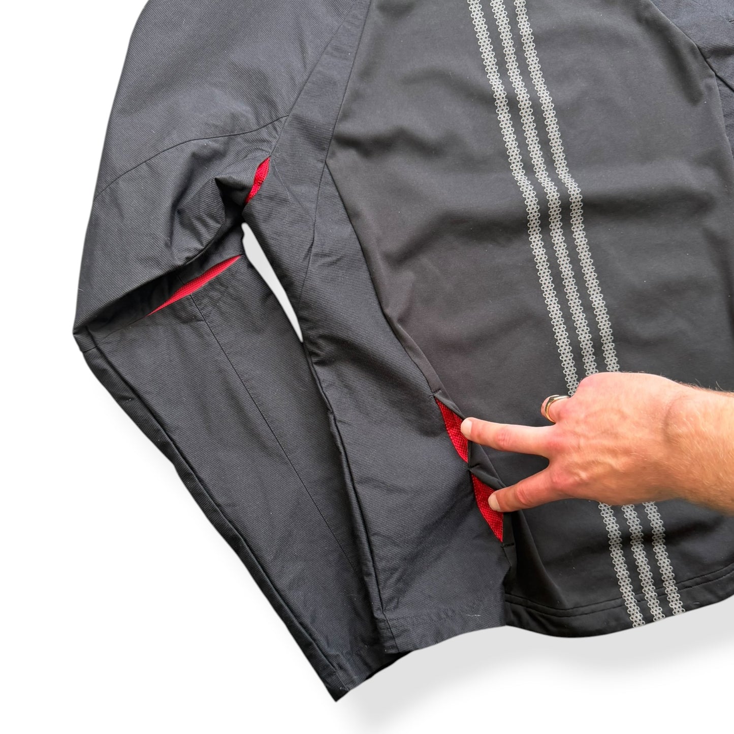 2003 Adidas Articulated Climacool Asymmetric Zip Pullover (M)