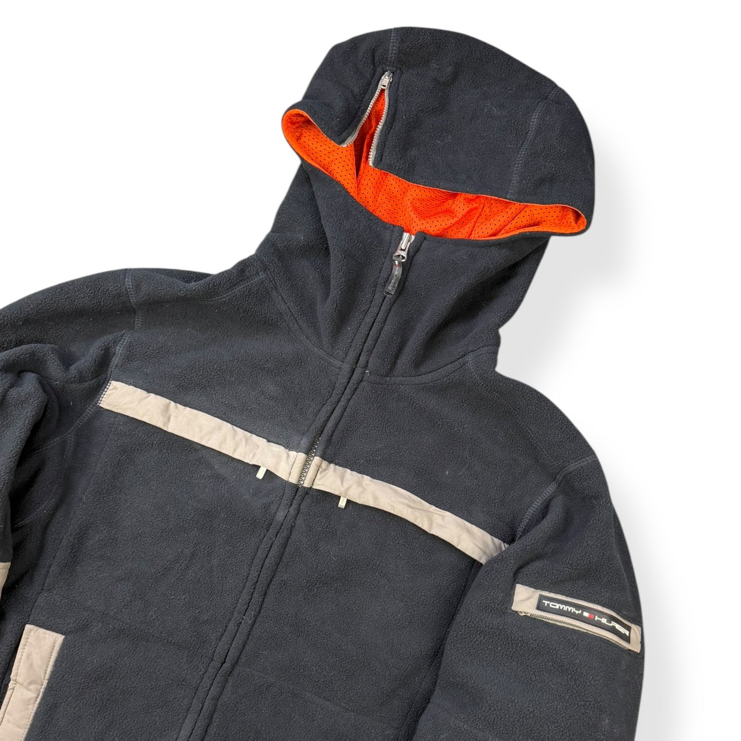 2000's Tommy Hilfiger Panelled Fleece Jacket (L)