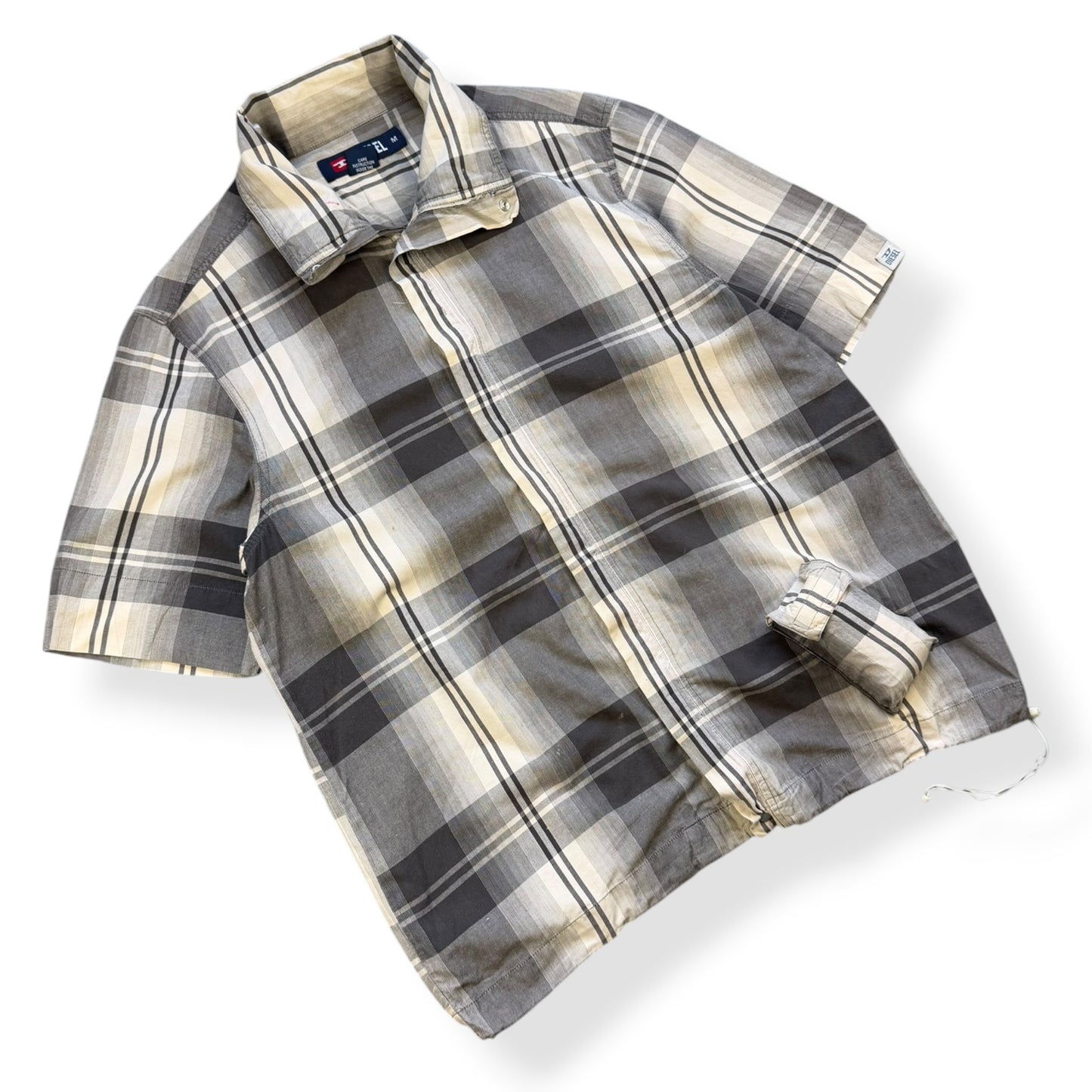 2000's Diesel Plaid 3D Pocket Shirt (M)