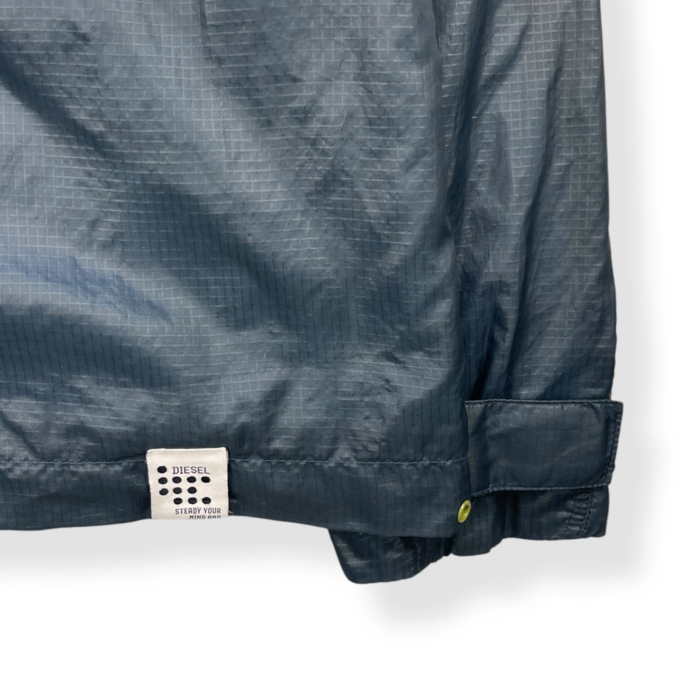 2000's Diesel Wet-look Microgrid Jacket (M)